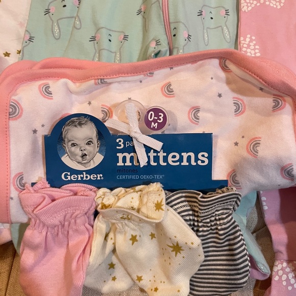 New Lot of 34 Baby Girl Spring/Summer Clothes Size 0-3 months! Carter's - Picture 10 of 10